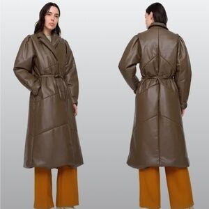 Sea NY Vegan Leather Coat